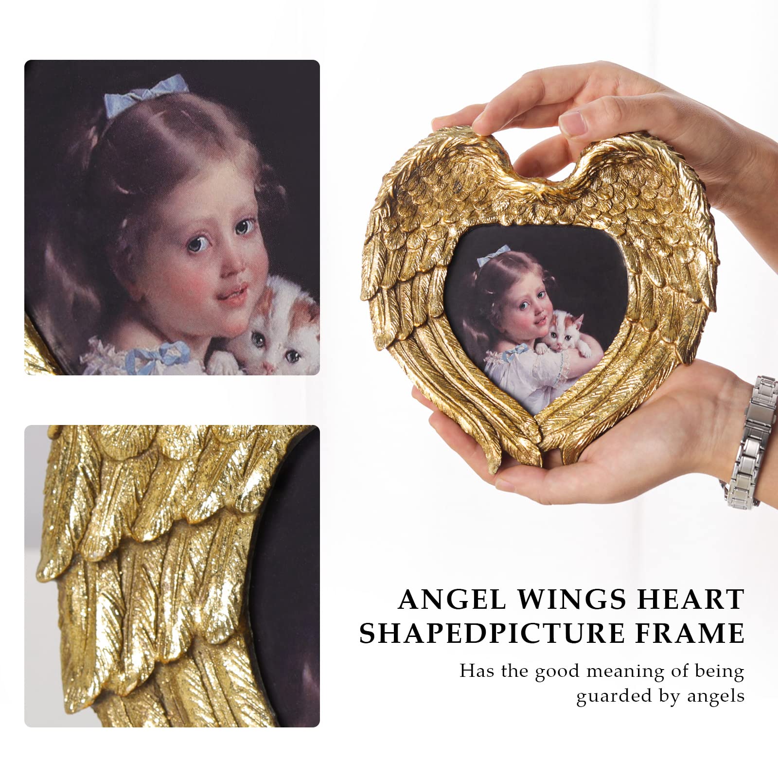 Amazon.com - SWTHONY Vintage Picture Frames, 4x4 Antique Angel